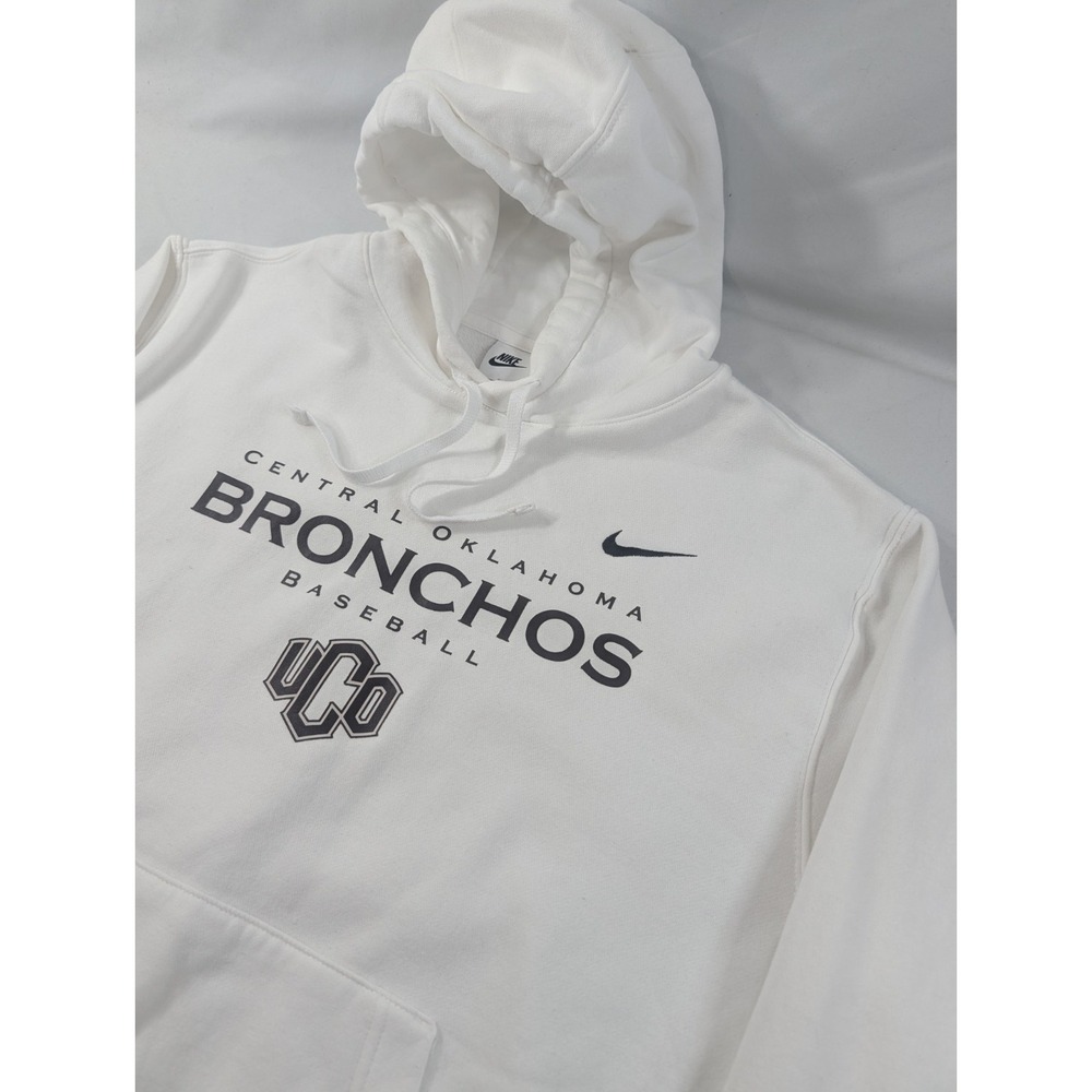 Nike UCO University Central Oklahoma Club Fleece Pullover Hoodie Baseball Large